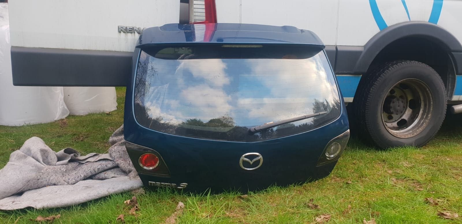 MAZDA 3   ACHTERKLEP +SPOILER MODEL 2008, Auto-onderdelen, Gebruikt, -, Ophalen of Verzenden, Achter