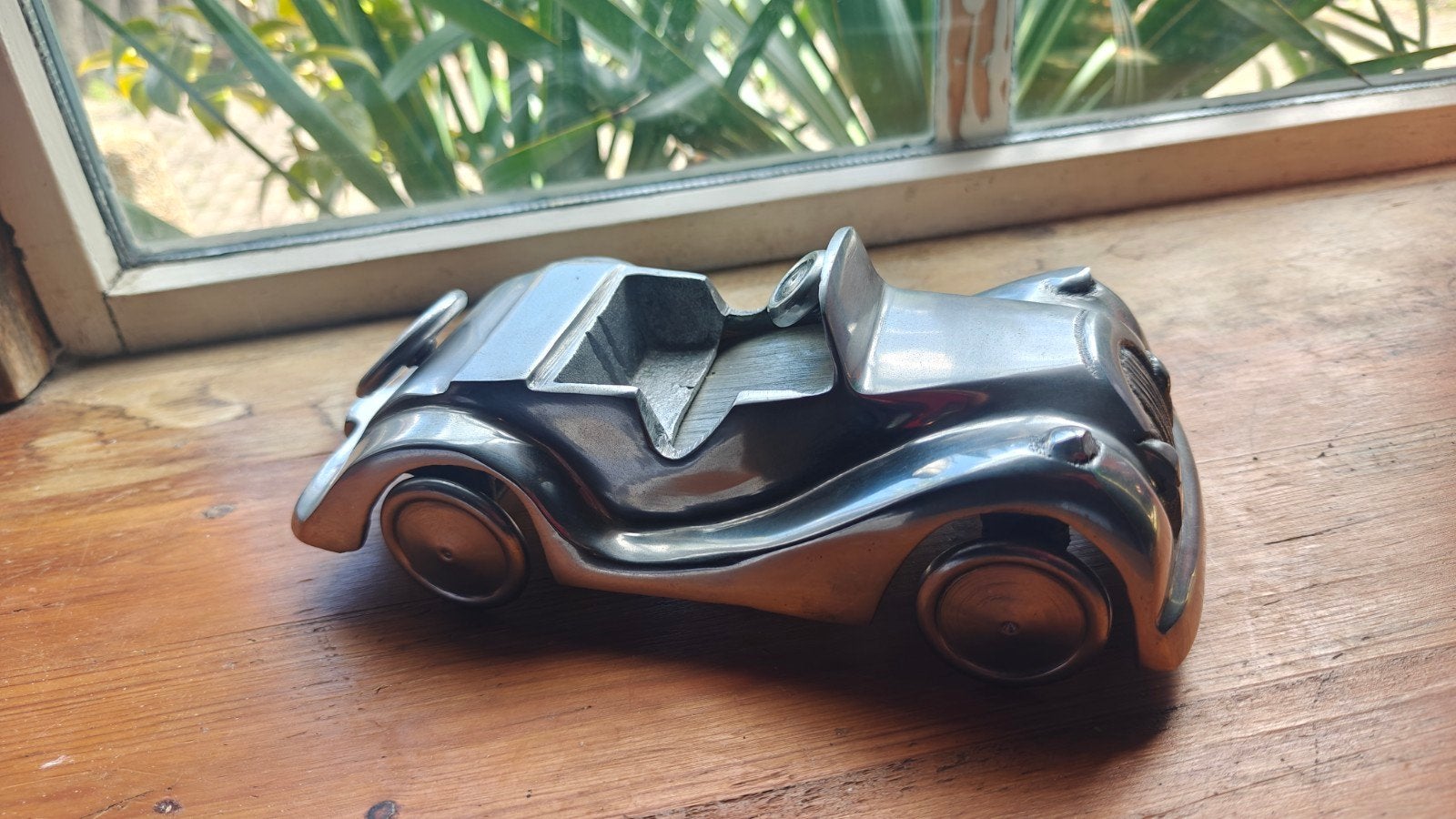 Aluminium Automodel (Rover?) - 26x12,5x10 cm, Hobby en Vrije tijd, Ophalen of Verzenden