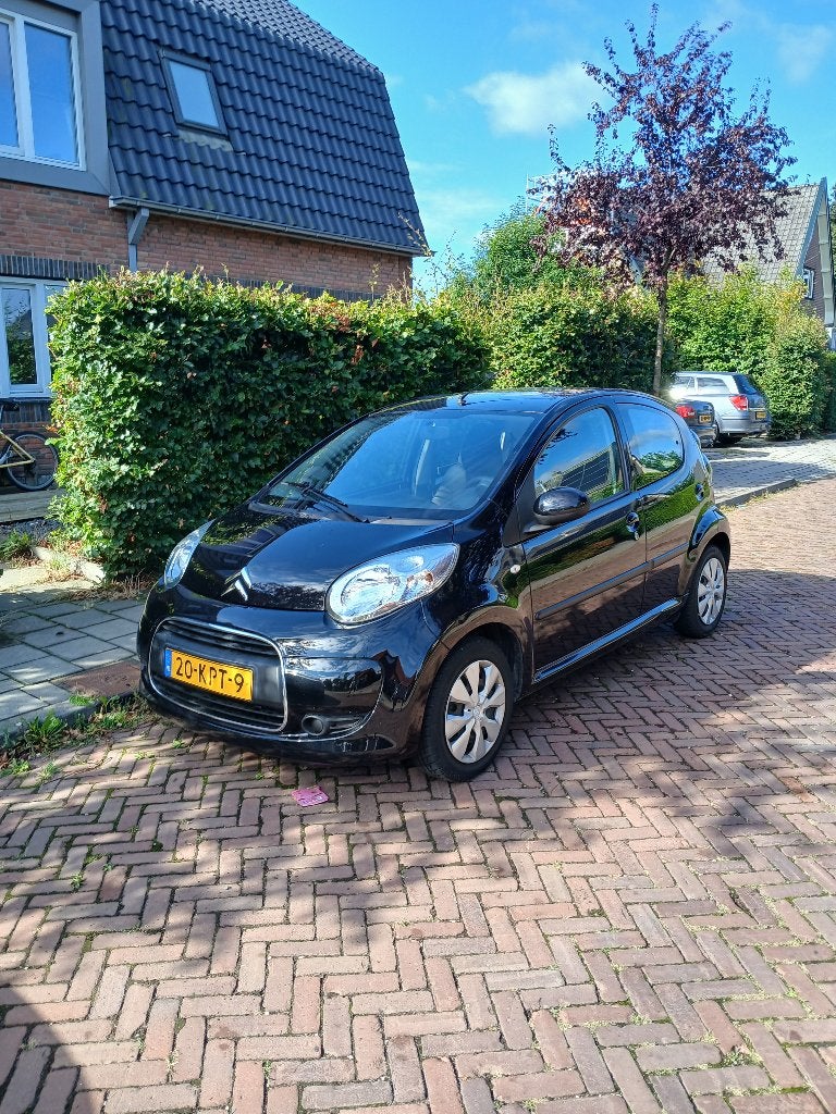 Citroën C1 1.0 5-DRS 2010 Zwart, Auto's, Citroën, Voorwielaandrijving, Stof, 4 stoelen, C1
