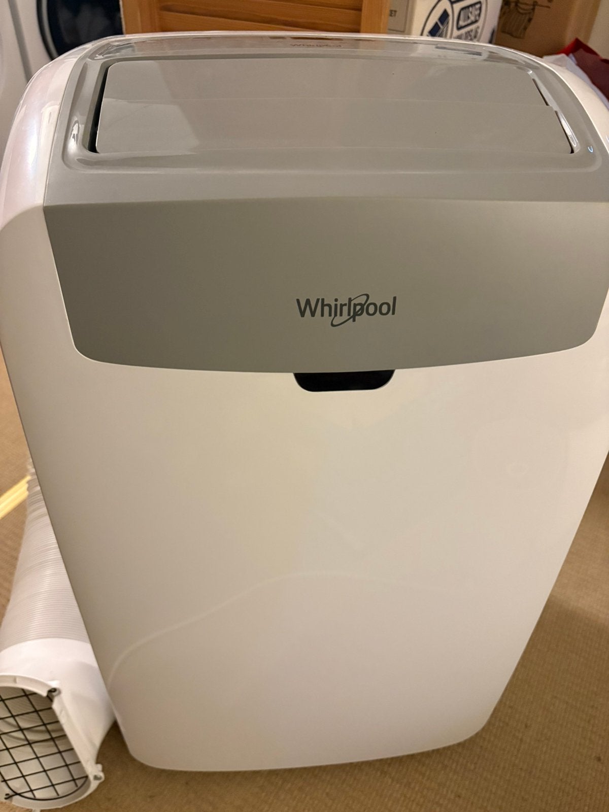 Mobiele airco, Whirlpool Eco Silent PACW29COL, Ophalen, Minder dan 60 m³, Energieklasse A of zuiniger, 3 snelheden of meer