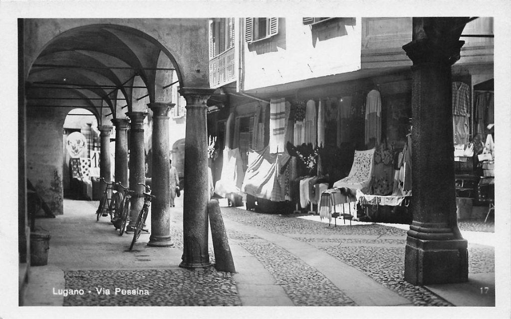 702-452-007 Lugano Via Pessina, Verzenden, Voor 1920, Overig Europa