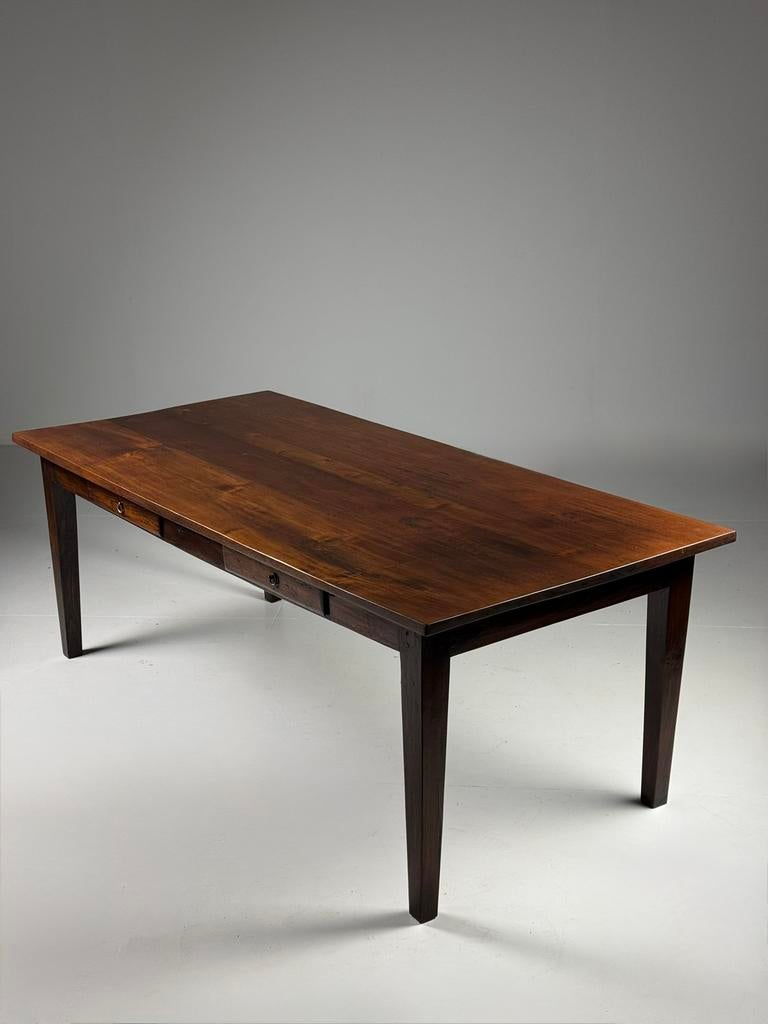 Kloostertafel eettafel 220cm landelijk, Antiek en Kunst, Antiek | Meubels | Tafels, Ophalen