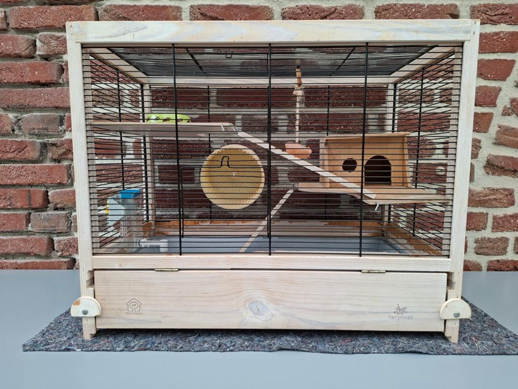Hamsterkooi, incl. complete inrichting, Ophalen, Minder dan 75 cm, Kooi, Minder dan 60 cm