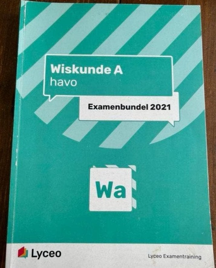 Wiskunde A HAVO Examenbundel 2021 Lyceo, Boeken, Schoolboeken, Ophalen of Verzenden, Gelezen, HAVO, Wiskunde A