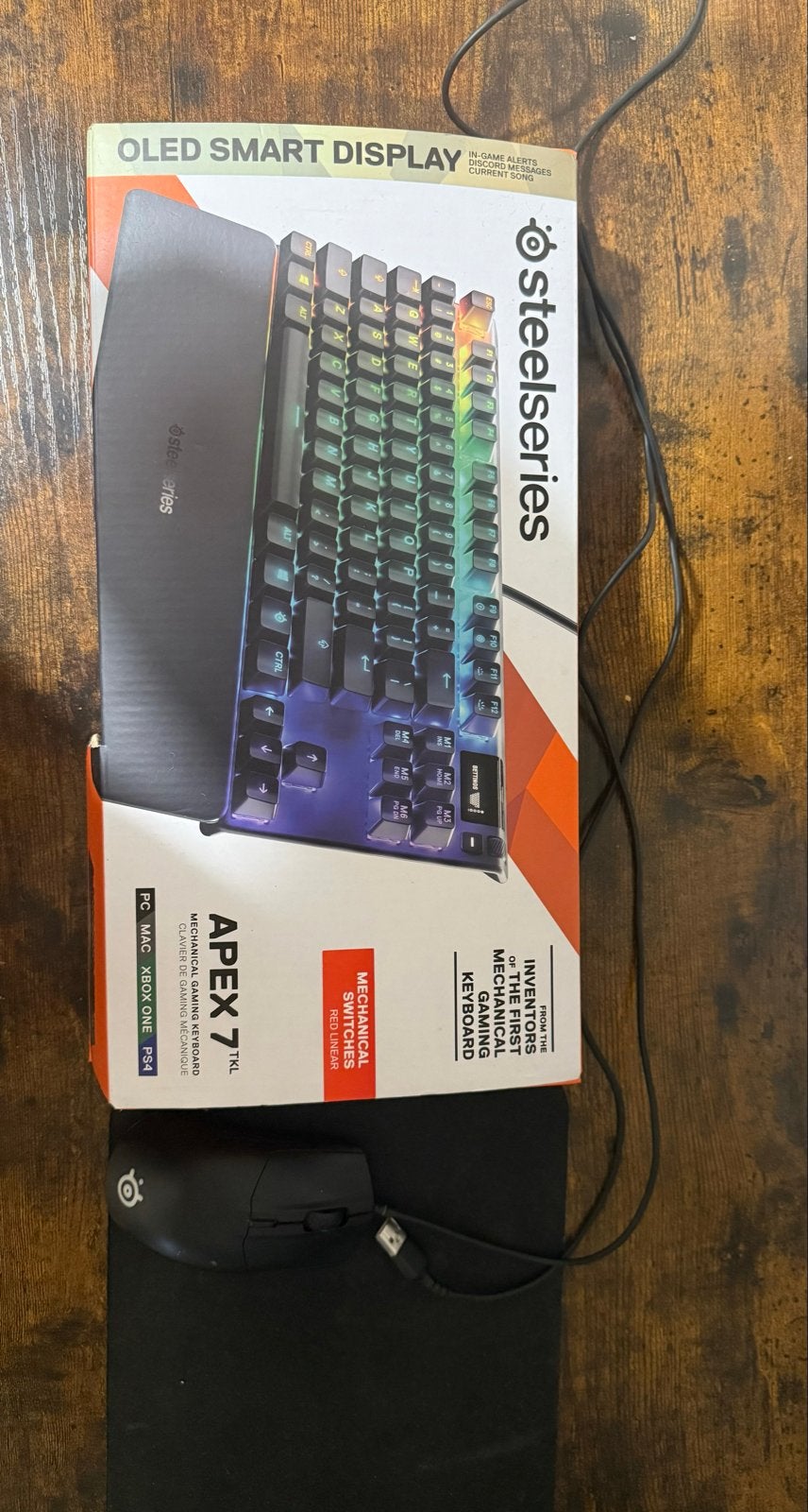 SteelSeries Apex 7 TKL Gaming Toetsenbord met OLED Display, Ophalen, Gaming toetsenbord, Zo goed als nieuw, Qwerty