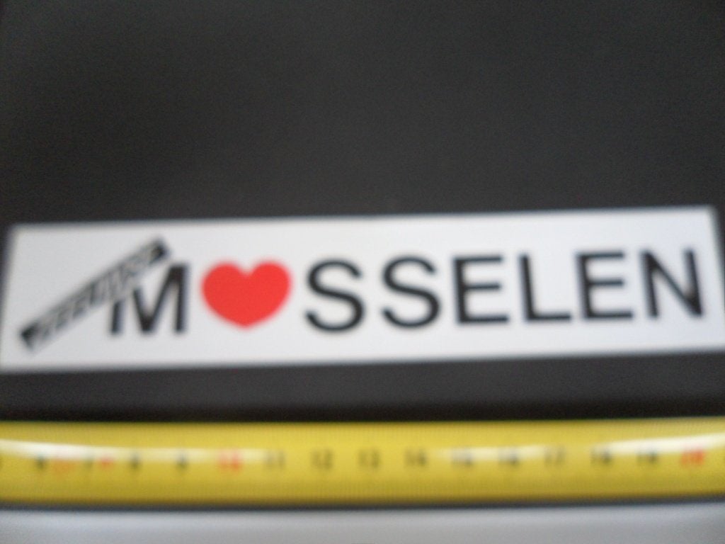 sticker Zeeland  Zeeuwse  Mosselen, Ophalen of Verzenden, Zo goed als nieuw