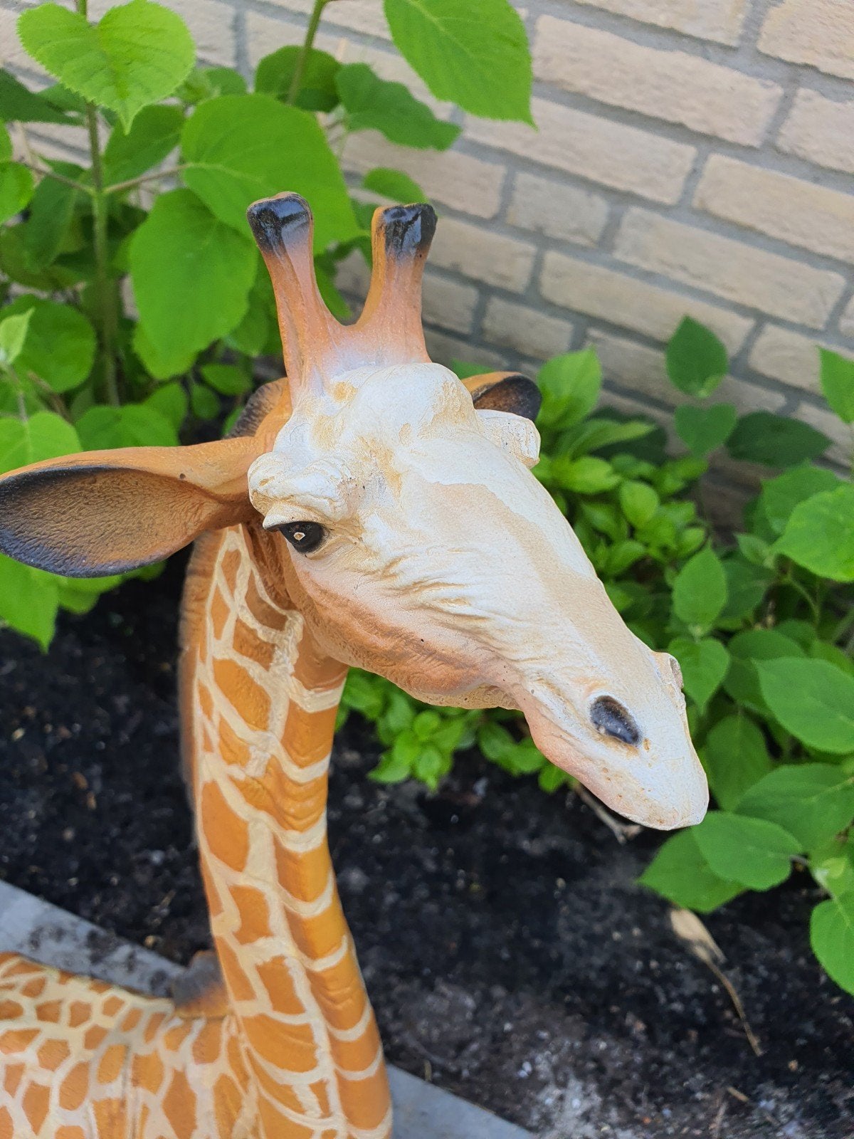 giraffe, Ophalen, Dierenbeeld, Kunststof, .
