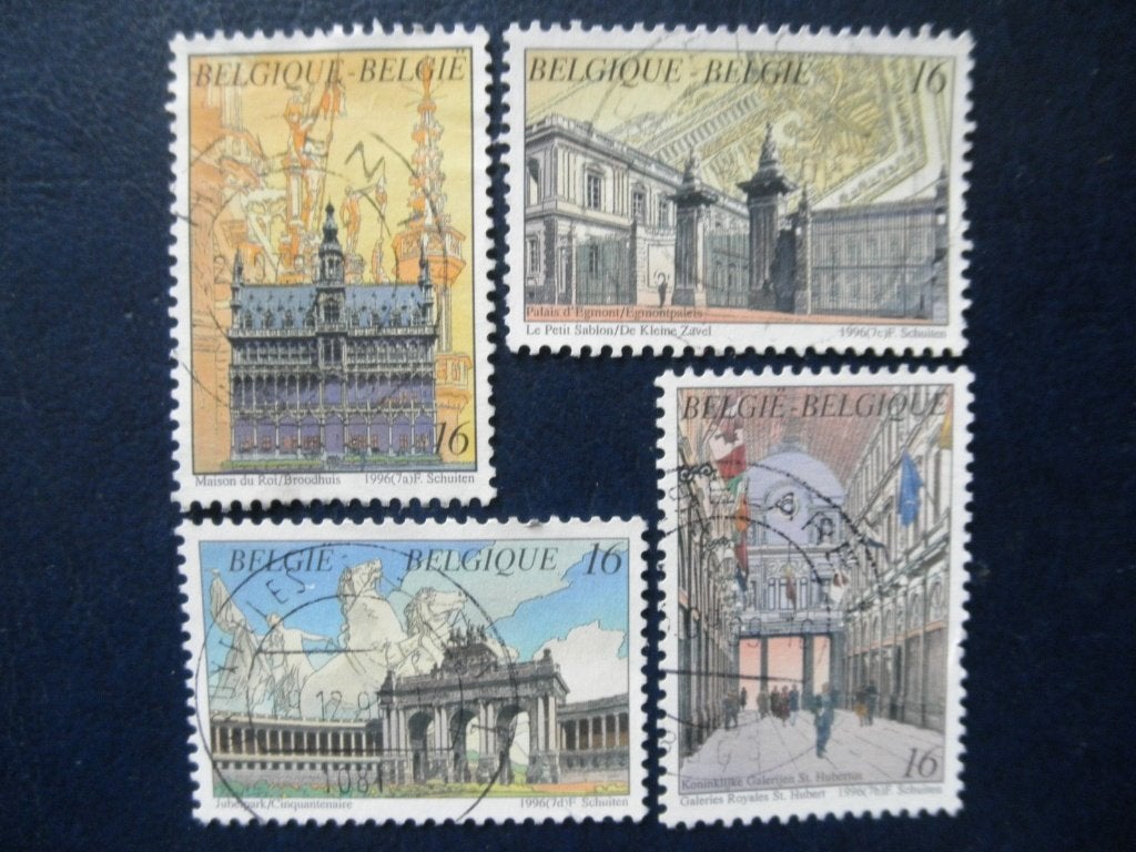 Postzegels België 1996 Brussel - cw. 3,20., Postzegels en Munten, Ophalen of Verzenden, Gestempeld