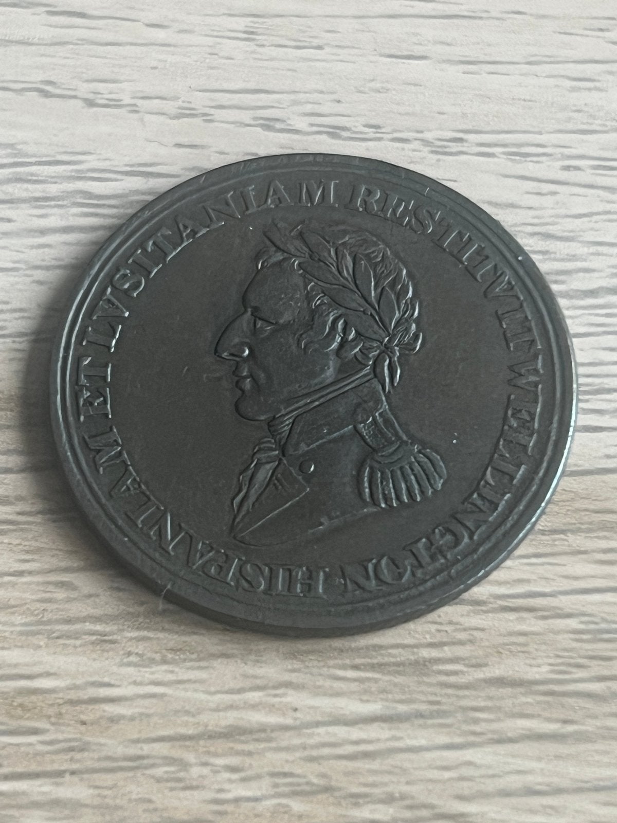 1812 Wellington Canada Koper Halfpenny Token, Ophalen of Verzenden, Noord-Amerika, Losse munt