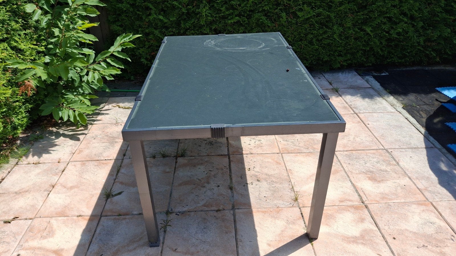 Tuin tafel ., Tuin en Terras, Tuinmeubel-accessoires, Ophalen, Gebruikt