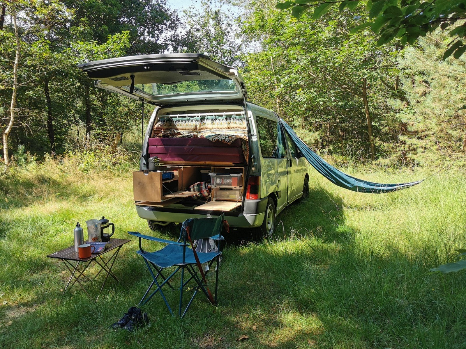 Camperbox voor Peugeot Partner Zenith, Ophalen