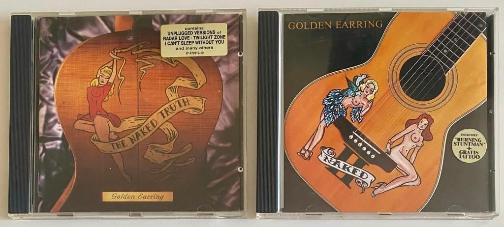 Golden Earring - The Naked Truth (1992) + Naked II (1997), Cd's en Dvd's, Ophalen of Verzenden, Zo goed als nieuw, Poprock