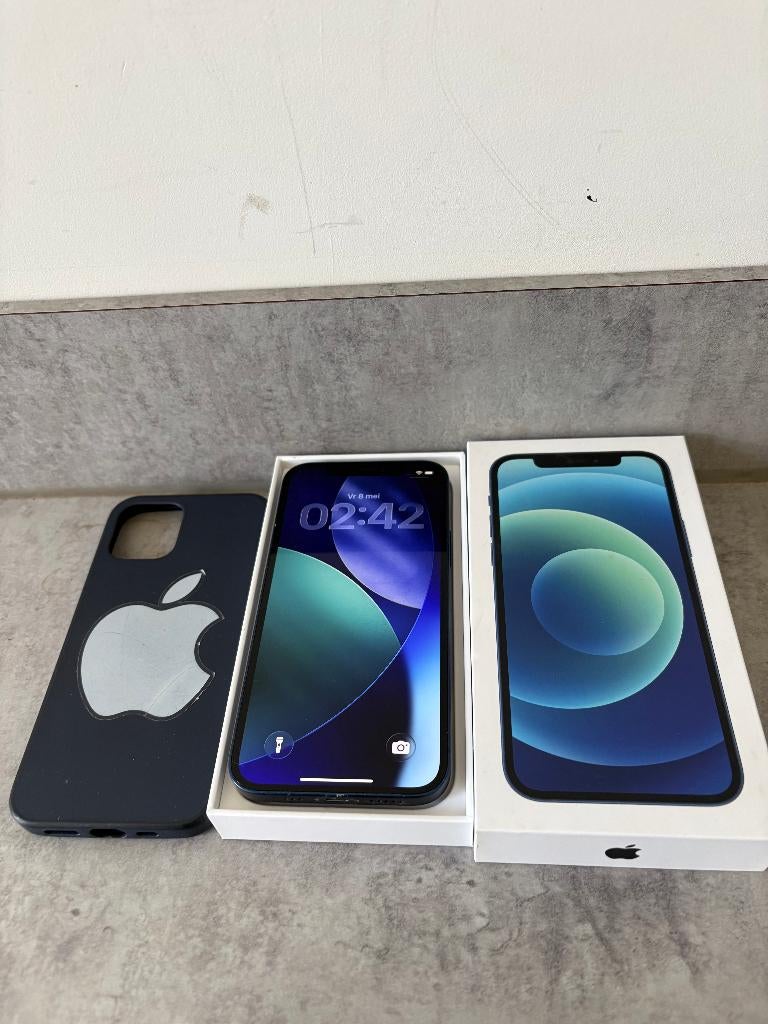 Iphone 12 Blauw 128gb., Ophalen, 128 GB, 75 %, Blauw