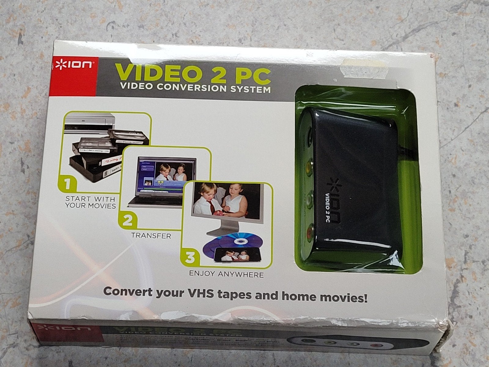 ION Video 2 PC Video Conversion System - VHS naar PC, Onbekend, Nieuw, Ophalen of Verzenden, Onbekend