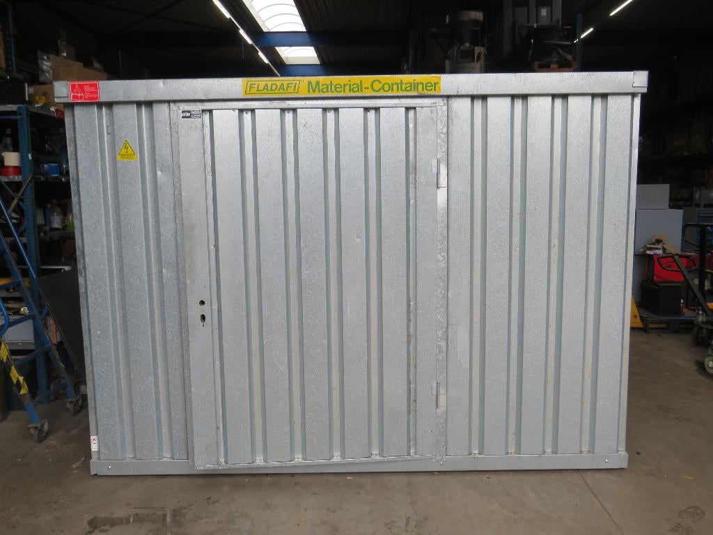 FLADAFI sabu materiaalcontainer demonteerbaar incl stelling, Ophalen, Fladafi, Fladafi.com, Zandhaarweg