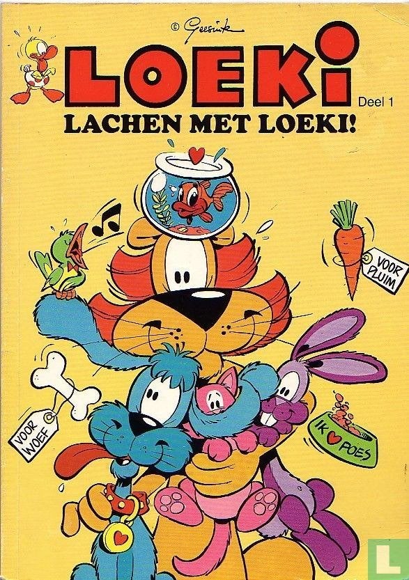 Loeki de Leeuw - Lachen met Loeki! Deel 1 (Geesink), Gelezen, Geesink, Verzenden, Eén stripboek