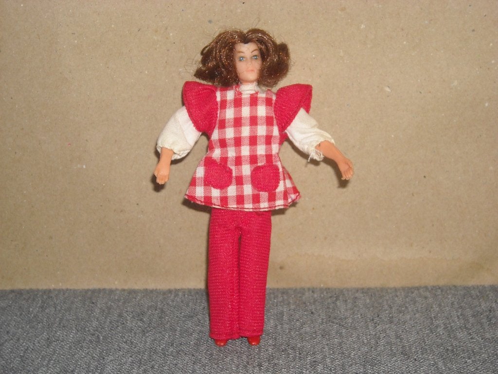 Lundby popje dame, Ophalen of Verzenden, Gebruikt, Popje