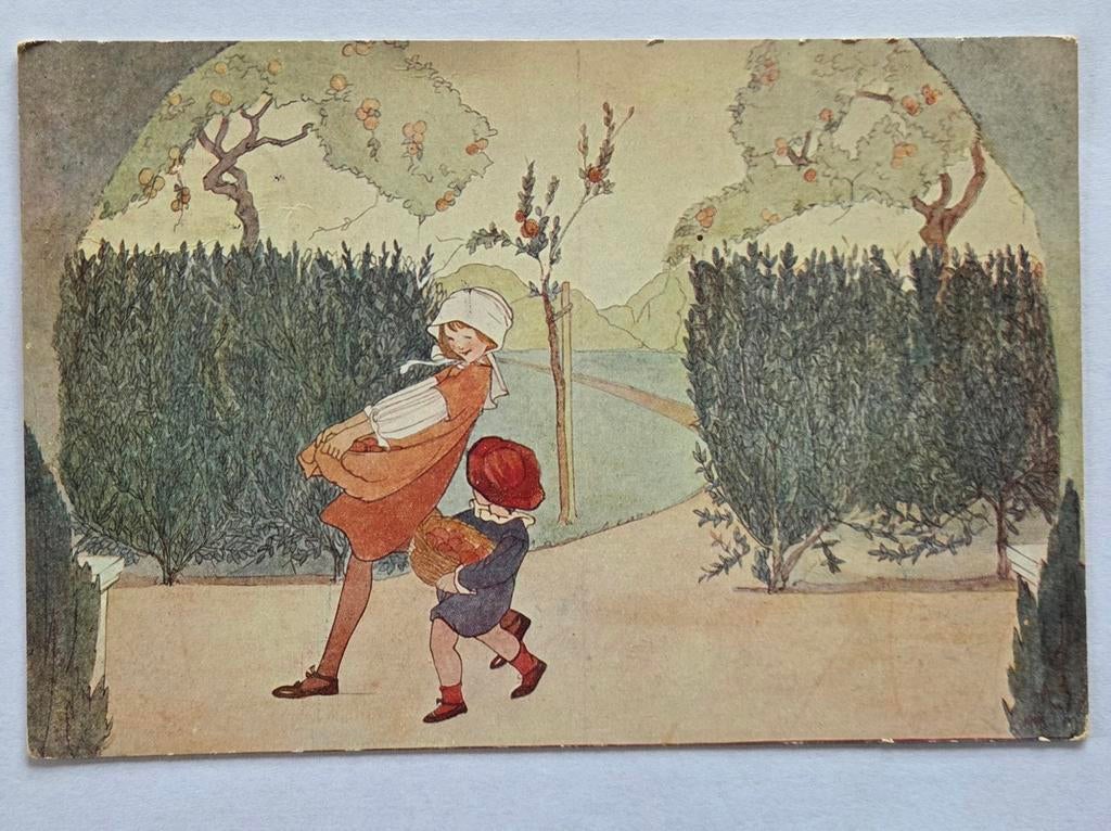 Rie Cramer, Lentebloemen, Oogst, 1930, Verzamelen, Ansichtkaarten | Themakaarten, Ophalen of Verzenden, 1920 tot 1940