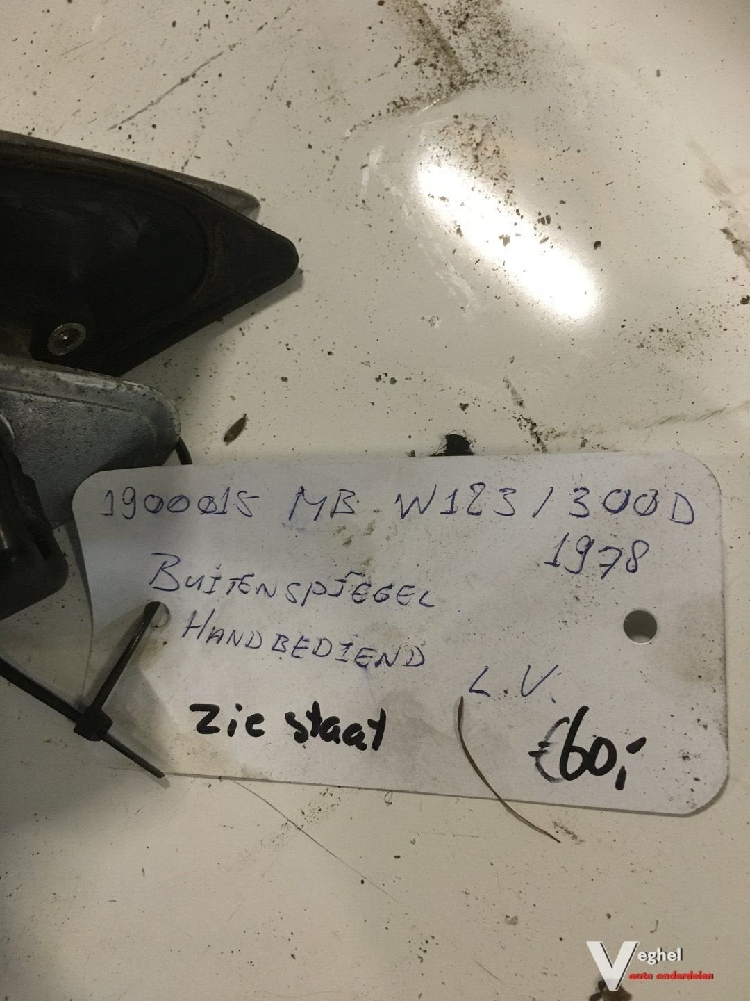 Mercedes W123 Buitenspiegel Handbed.Links, Auto-onderdelen, Spiegels, Gebruikt, -, -, Ophalen of Verzenden