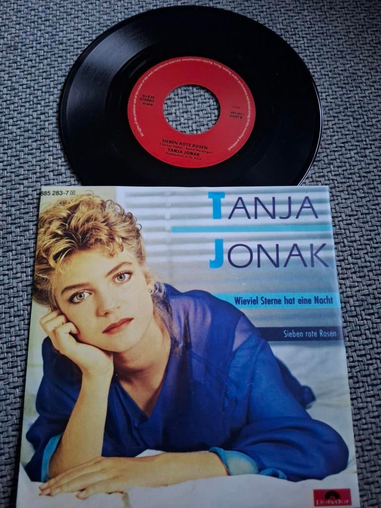 Tanja Jonak - Wieviel Sterne hat eine Nacht 2023, Cd's en Dvd's, Vinyl | Nederlandstalig, Ophalen of Verzenden, Gebruikt, 7 inch