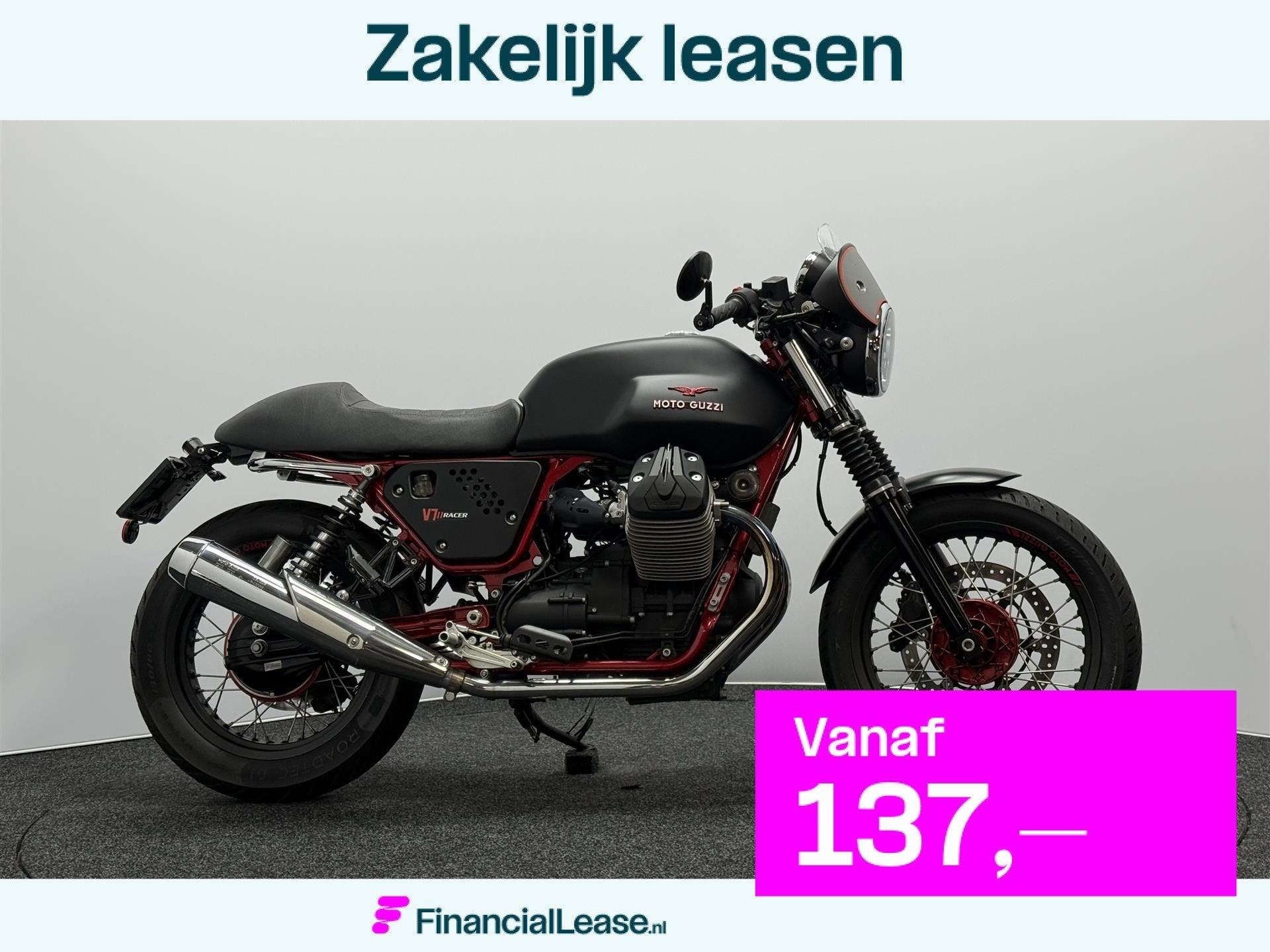 Moto Guzzi V7 II RACER, Motoren, 744 cc, Bedrijf, ABS, Handgeschakeld