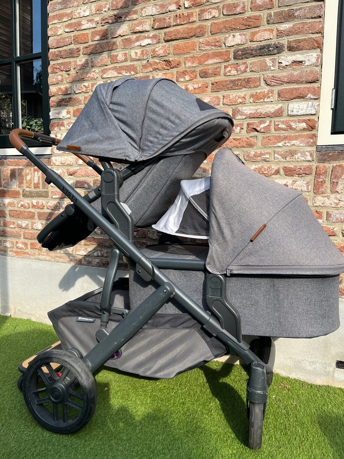 UPPAbaby Vista V2 Combiwagen met veel accessoires, Gebruikt, Duowagen, Combiwagen, Ophalen