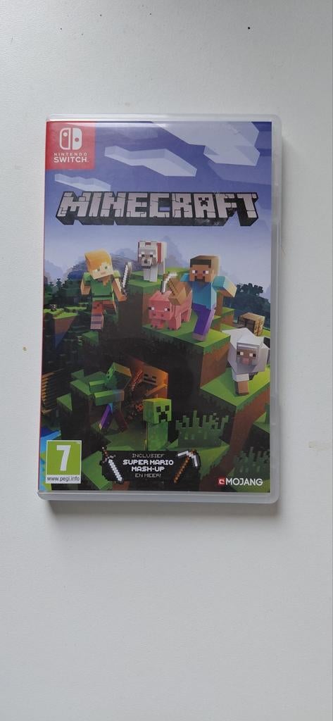 Minecraft Nintendo Switch (zo goed als nieuw) met hoesje, Spelcomputers en Games, Games | Nintendo Switch, Avontuur en Actie, Ophalen of Verzenden