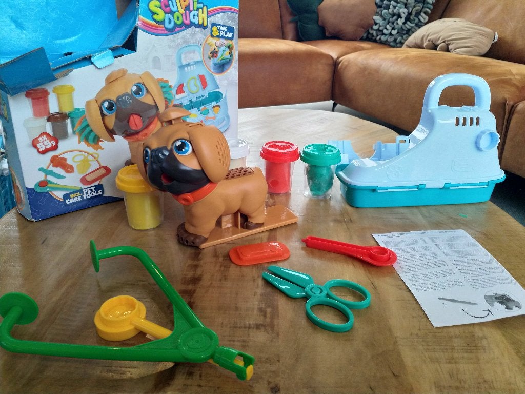 Klei set hond, Ophalen of Verzenden