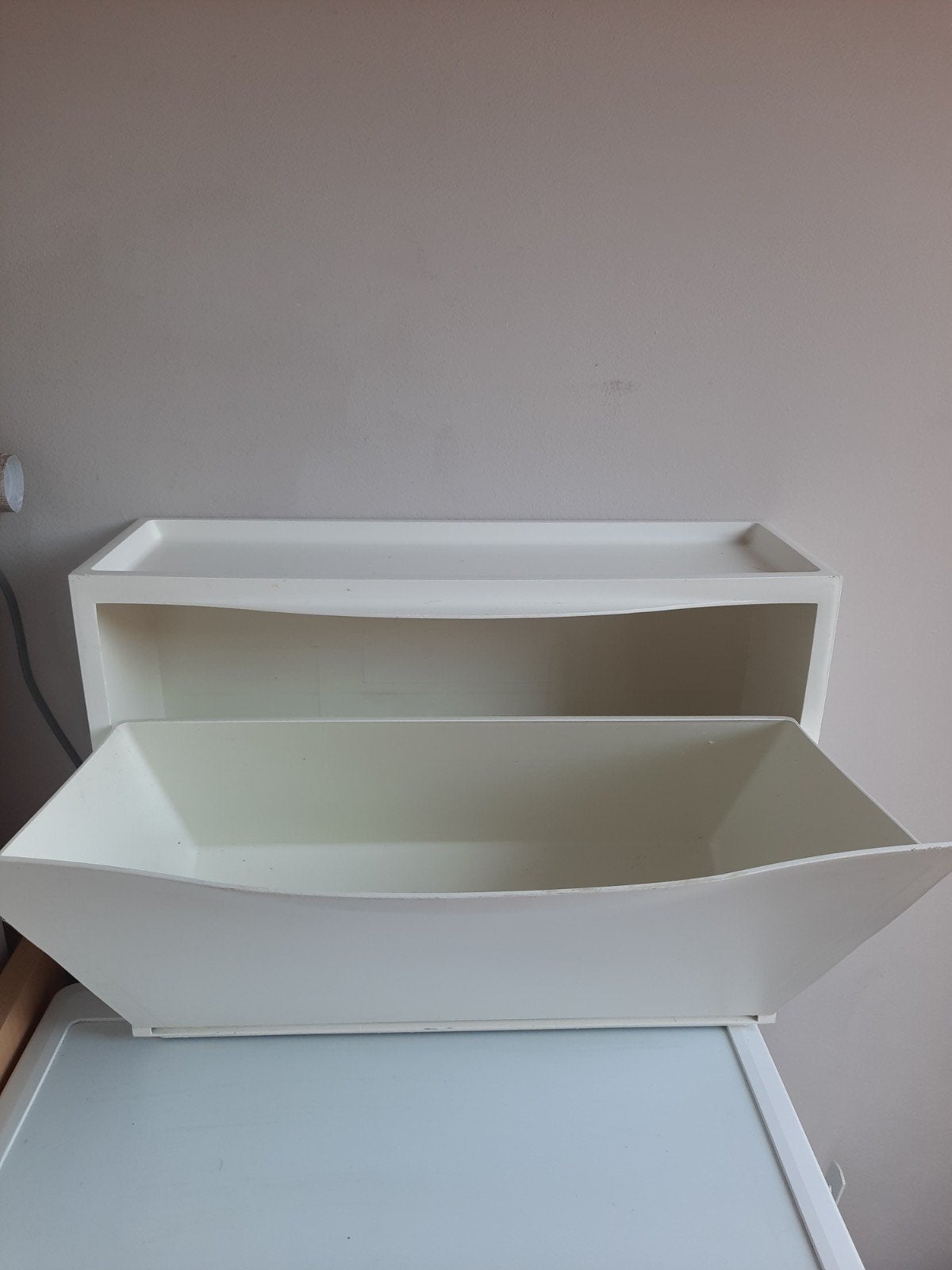 IKEA Trones schoenenkast met lade, wit, Huis en Inrichting, Ophalen of Verzenden, Gebruikt
