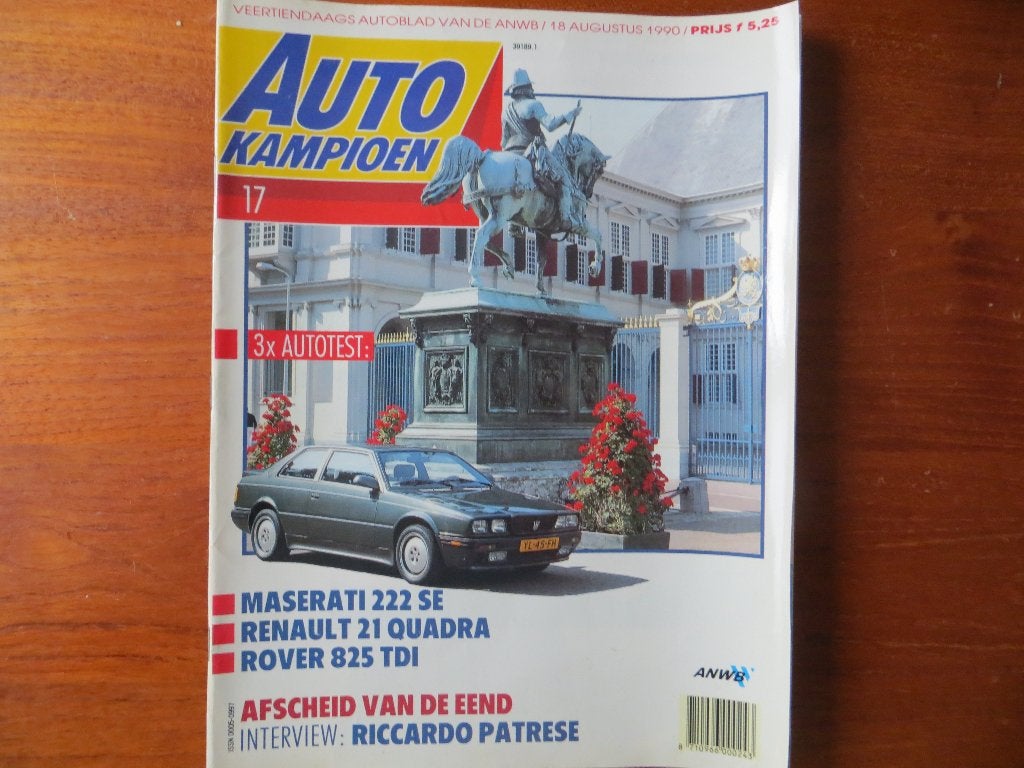 Autokampioen 17 1990 Maserati 222, Renault 21 2CV, SZ, Rover, Ophalen of Verzenden, Nieuw, Renault