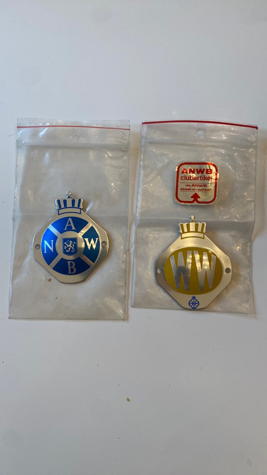 ANWB en WW schildje, Ophalen of Verzenden, Nieuw