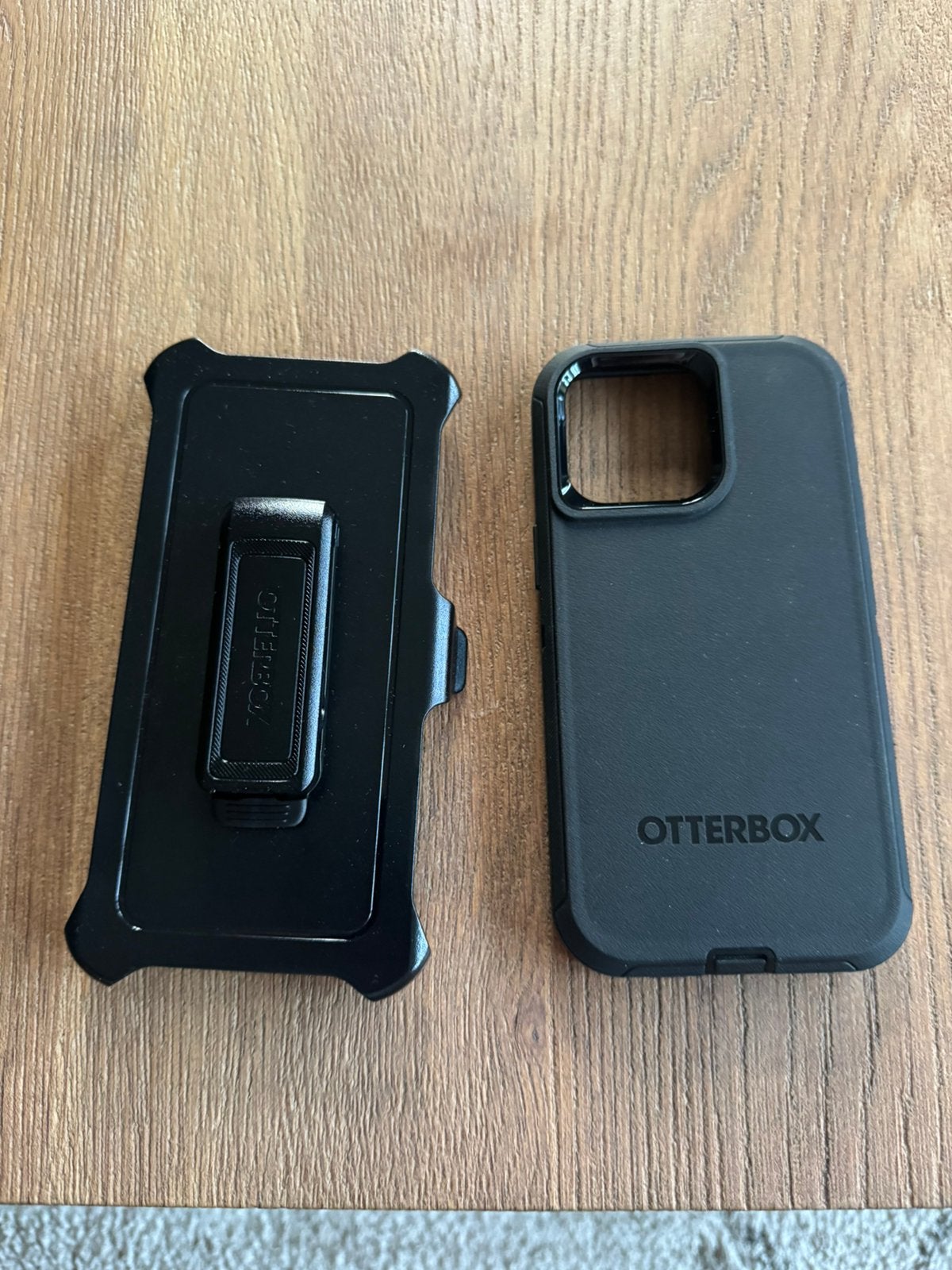 Otterbox Defender iphone 15 pro max hoesje, Zwart, Ophalen of Verzenden, OtterBox, IPhone 15 Pro Max