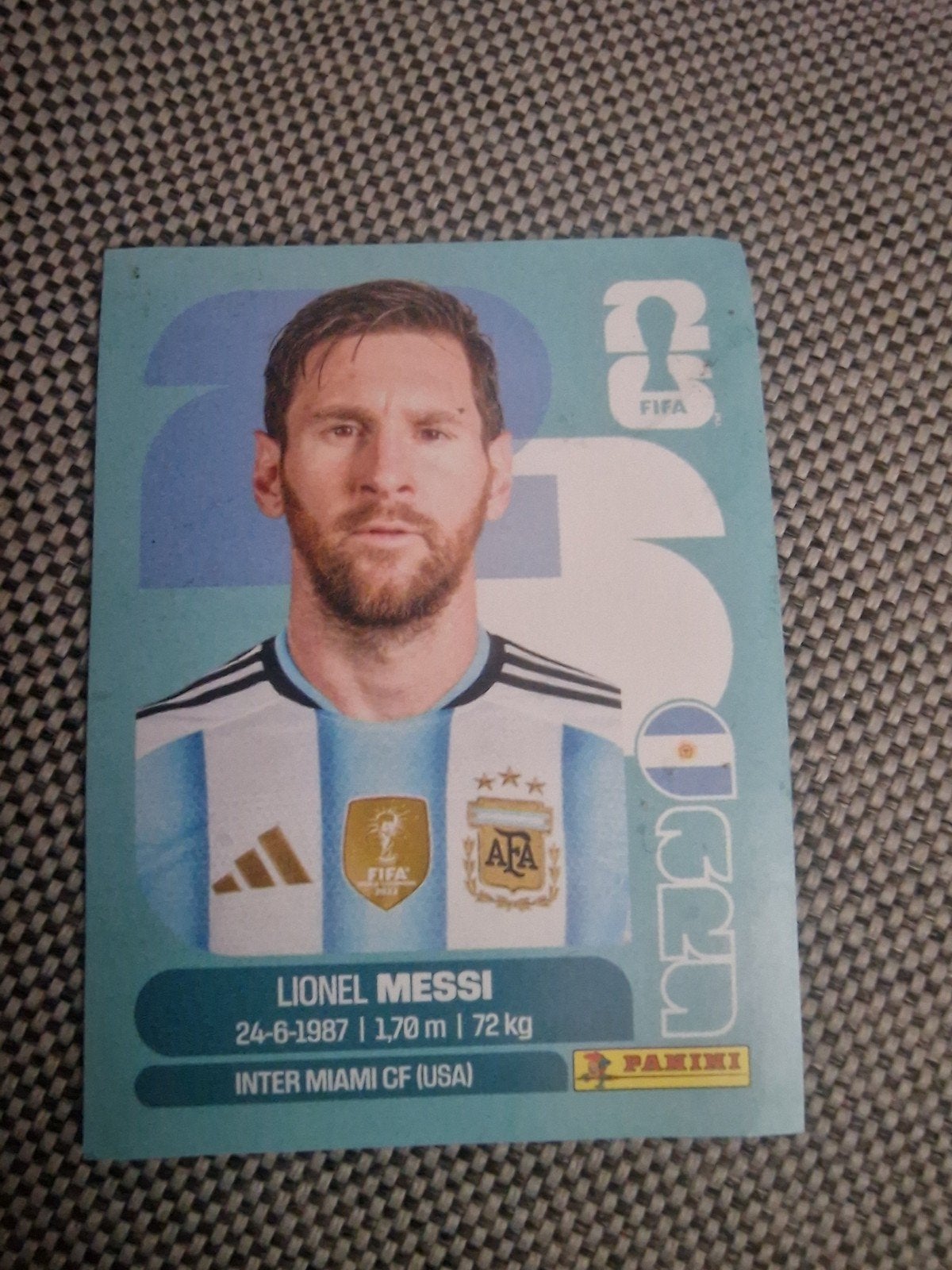 Panini FIFA 365 Adrenalyn XL Lionel Messi Kaart, Ophalen of Verzenden