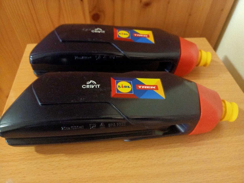 2 aero bidons Lidl-Trek, Ophalen of Verzenden, Gebruikt, Overige typen
