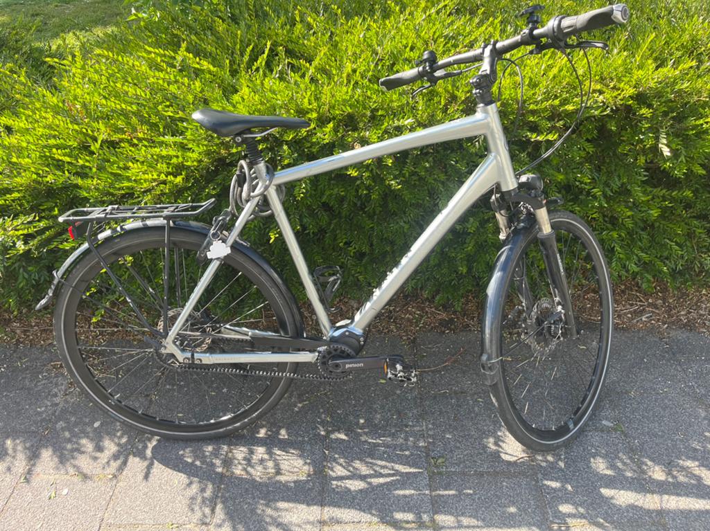 Kalkhoff Endeavour P12 Pinion H60, Fietsen en Brommers, 28 inch, Gebruikt, Vering, 10 tot 15 versnellingen