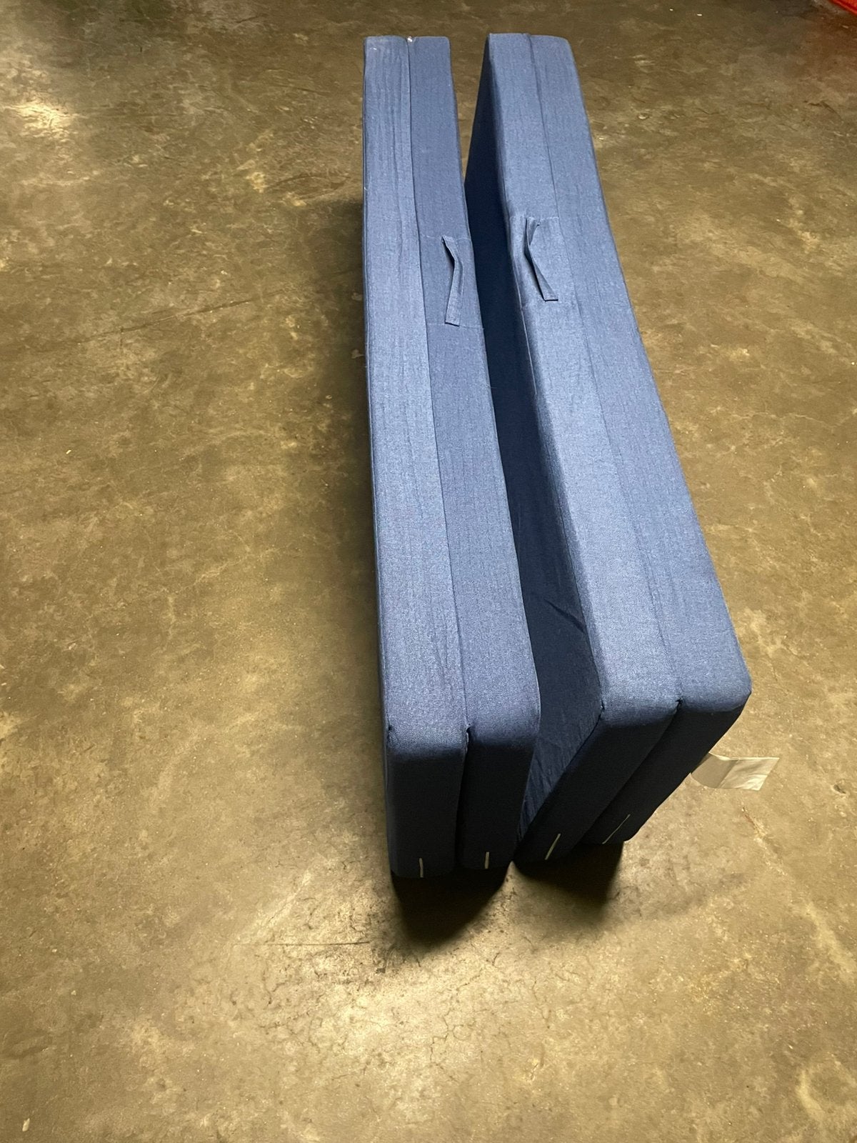 4 delige matras als nieuw 2m x 1,50 m, Caravans en Kamperen, Camper-accessoires, Ophalen, Zo goed als nieuw