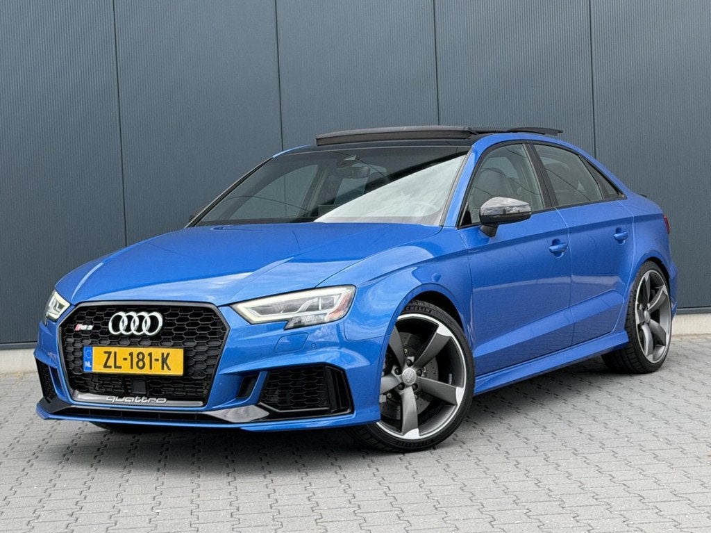 Audi RS3 2.5 TFSI Quattro 1e Eigenaar - Keramisch - Pano - L, Automaat, Gebruikt, RS3, Blauw