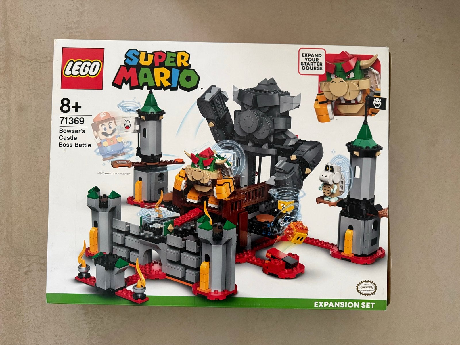 LEGO Super Mario 71369 Bowser's Kasteel Baasgevecht, Ophalen of Verzenden, Nieuw, Overige merken