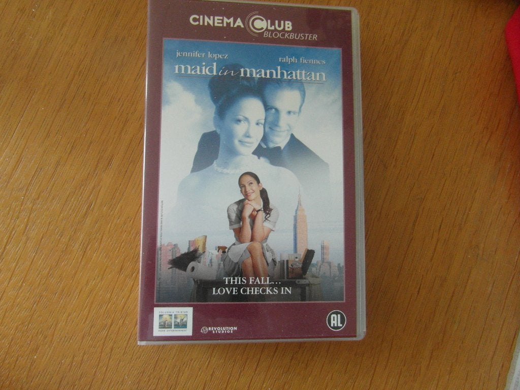 videoband:maid in manhattan, Alle leeftijden, Ophalen of Verzenden, Zo goed als nieuw, Overige genres