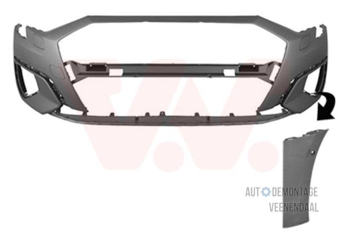 Voorbumper van een Audi A3, -, -, Nieuw, Bumper