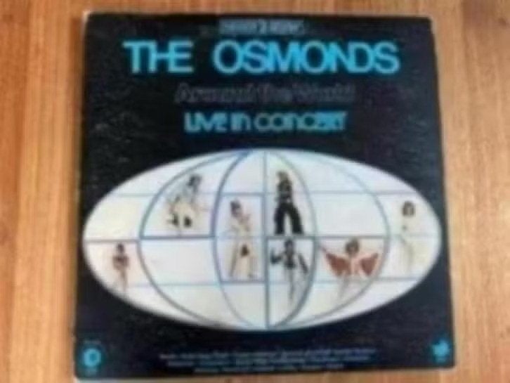 Dubbel lp :The Osmonds.Around the world live in concert 1975, Cd's en Dvd's, Ophalen of Verzenden, Gebruikt, 12 inch, LP