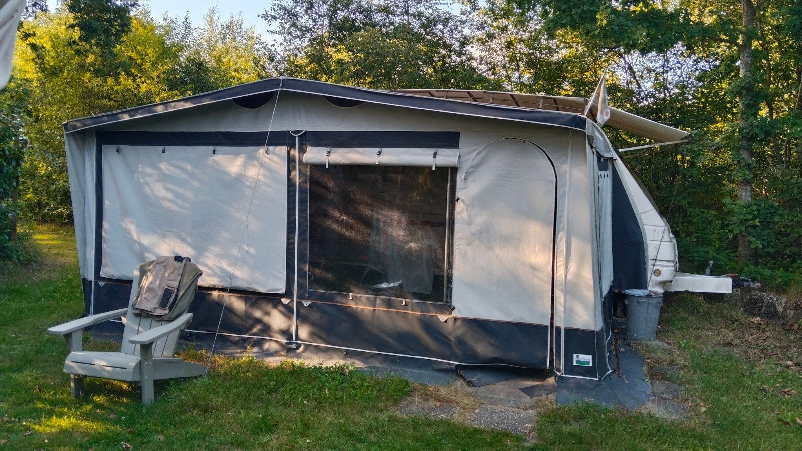 Seizoen Voortent Hypercamp, Ophalen