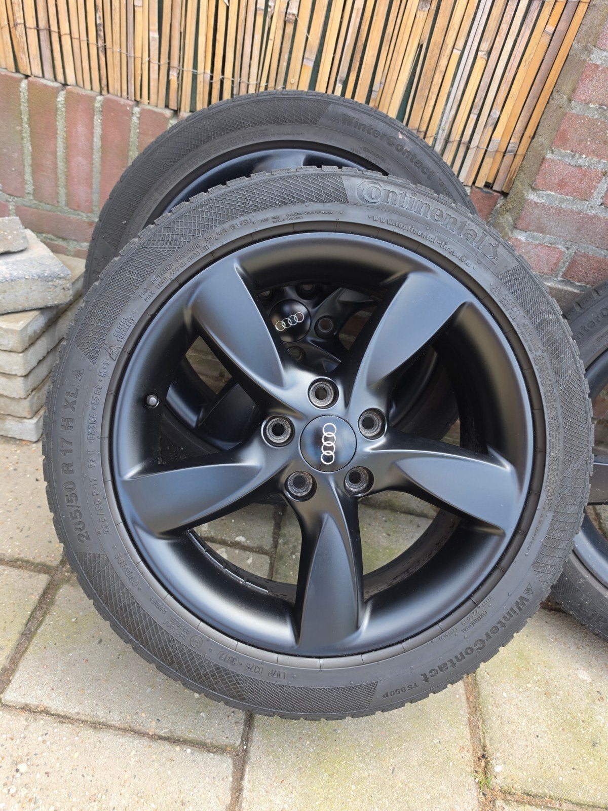 Originele Audi TT (8J) velgen met winterbanden 17 inch, Ophalen