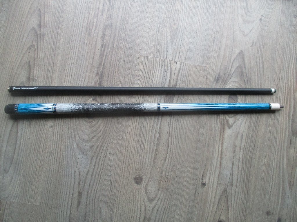 Blauwe biljartkeu, carbon top., Ophalen of Verzenden, Nieuw, Keu of Ballen