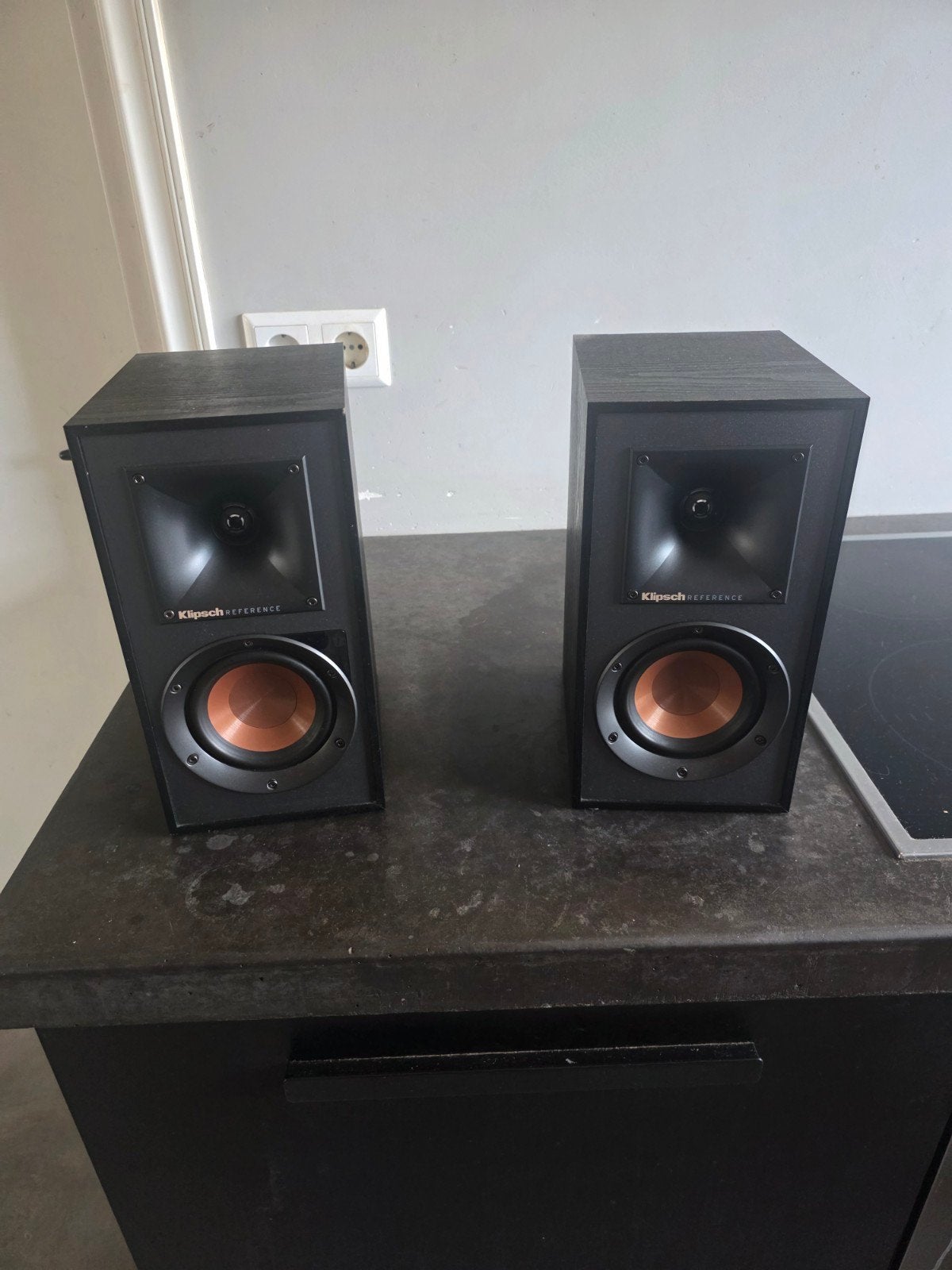 Klipsch R-41PM Actieve Boekenplank Speakers, Overige merken, AUX-ingang, Ophalen of Verzenden, Zo goed als nieuw