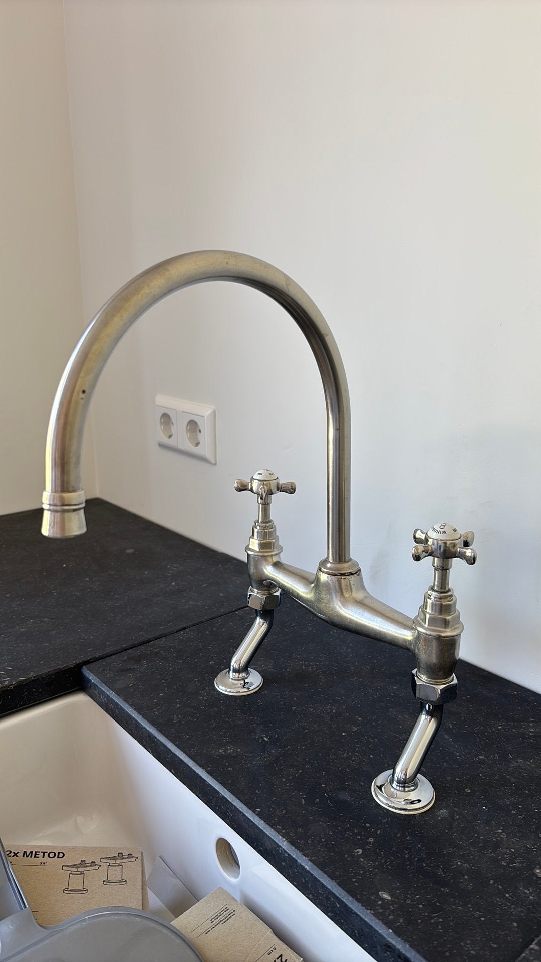 Windsor & co keuken kraan, Doe-het-zelf en Verbouw, Sanitair, Ophalen of Verzenden, Gebruikt, Chroom, Kraan
