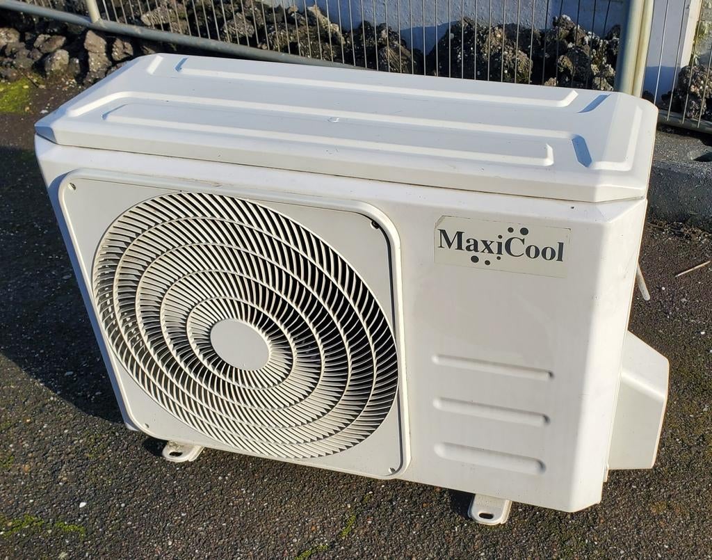defecte buiten unit airco maxicool, Ophalen, Gebruikt, Wandairco, 3 snelheden of meer