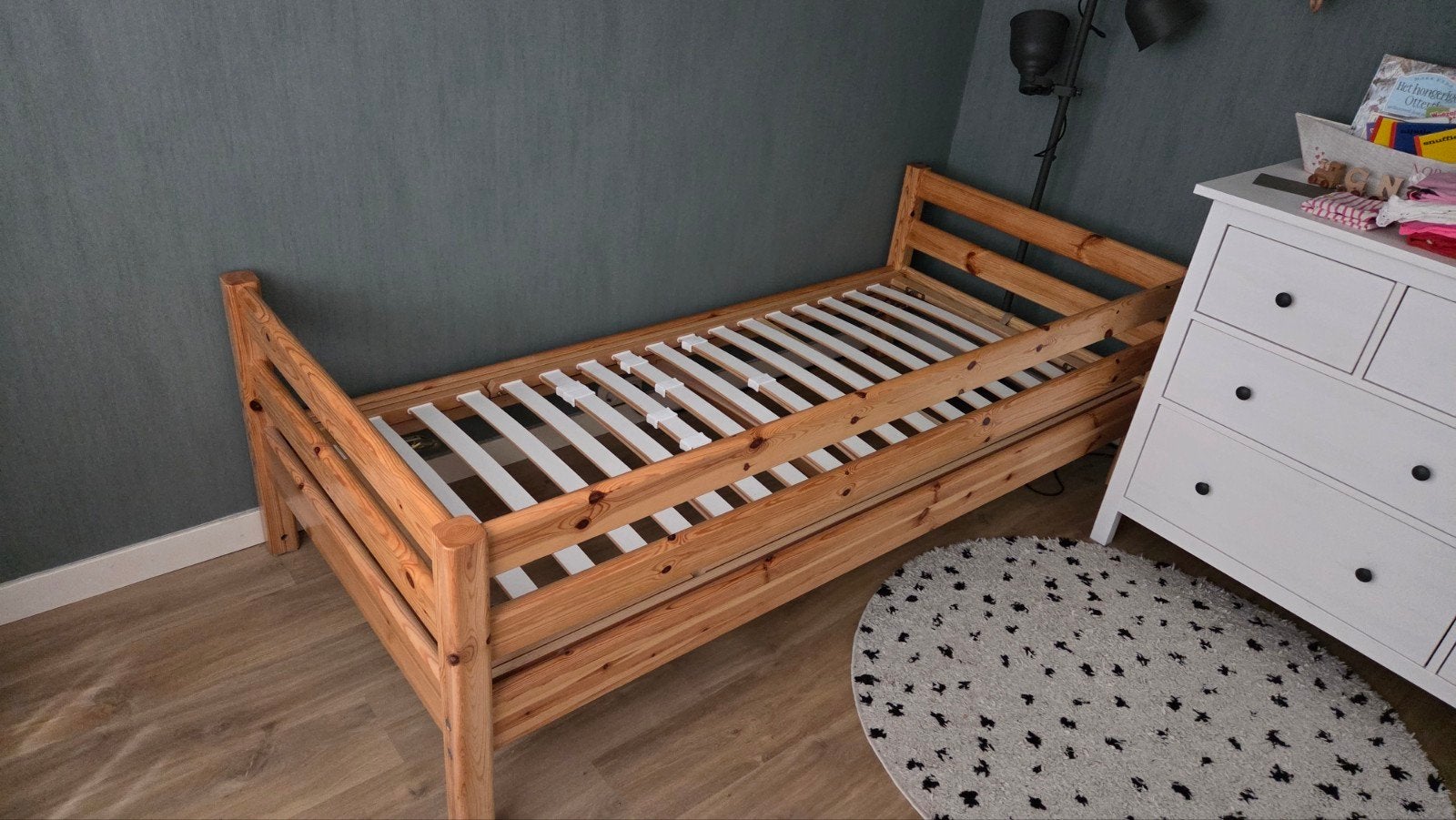 flexa bed met verstelbare lattenbodem, Ophalen, 85 tot 100 cm, Gebruikt, Lattenbodem