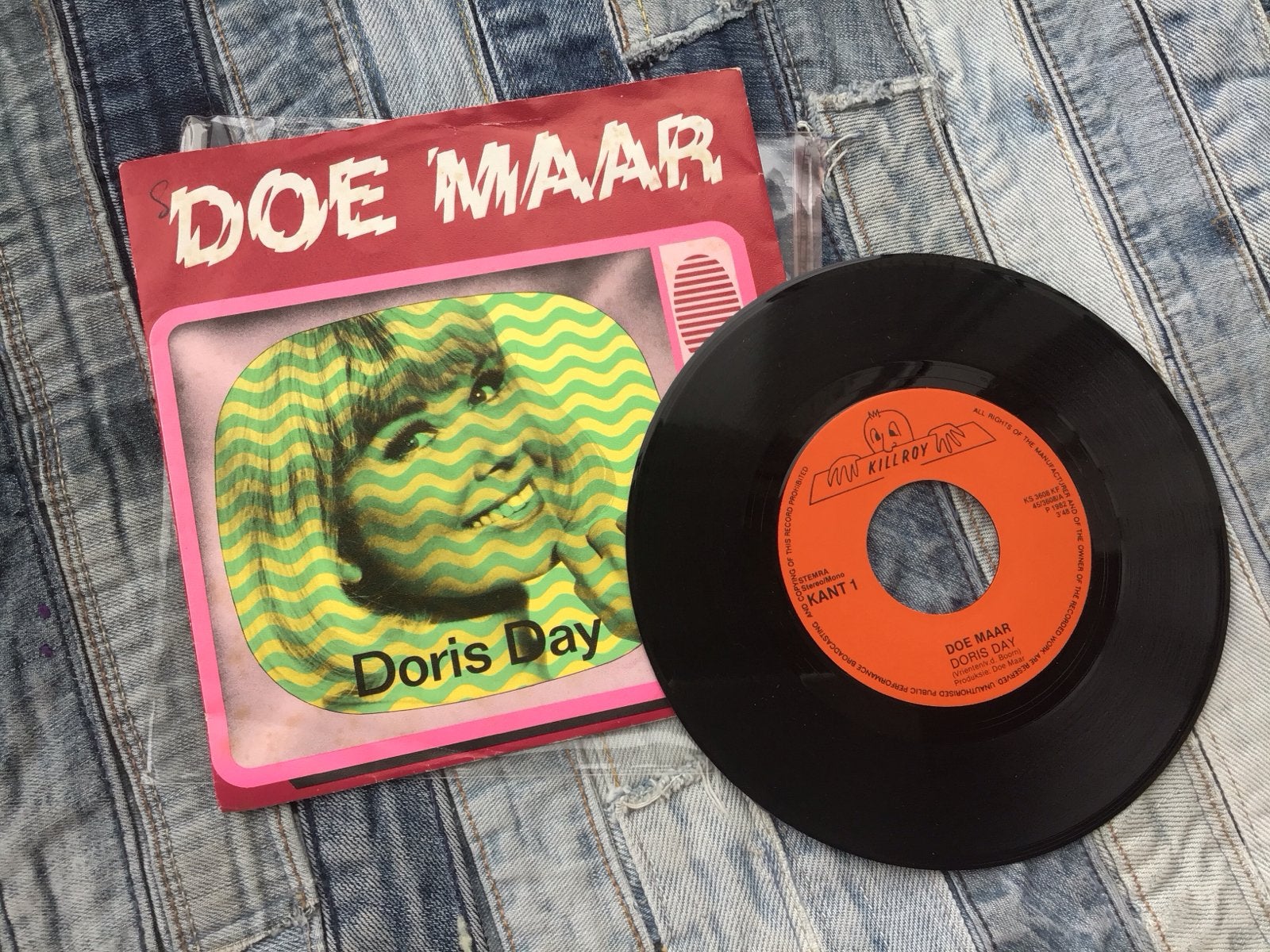 Doe Maar - Doris Day (7 inch vinyl single), Cd's en Dvd's, Gebruikt, Originele persing, 7 inch, Ophalen of Verzenden