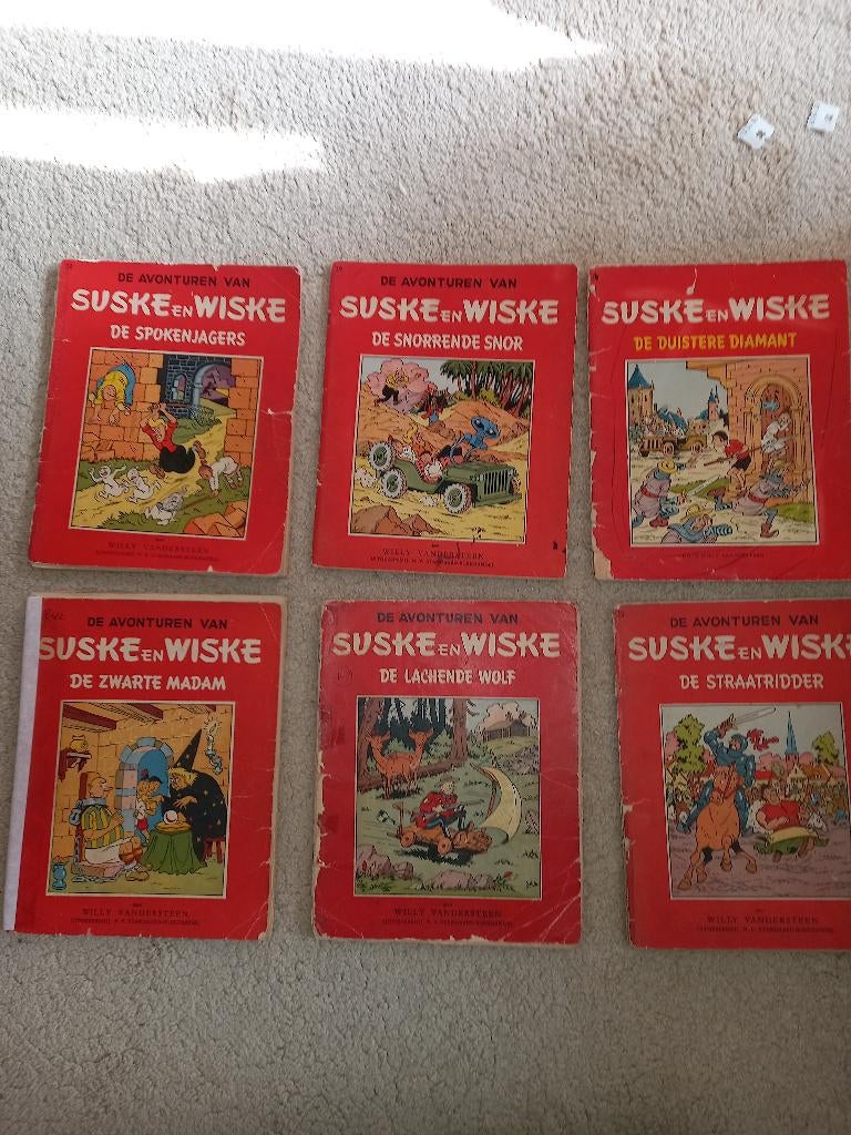 Suske en Wiske RV Ongekleurd Vlaams 1, Boeken, Stripboeken, Gelezen, Willy Vandersteen, Ophalen of Verzenden, Meerdere stripboeken